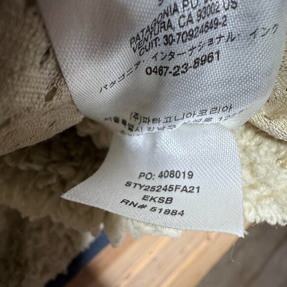 Patagonia Pile Fleece Half Zip Los Gatos Hooded Jacket Women's - Size Small - Picture 8 of 12